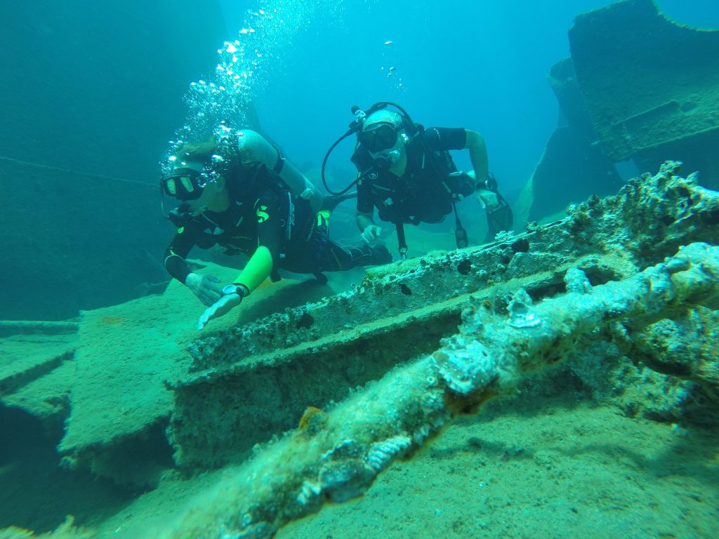 Diving Center Matala Crete The Sea Lovers Scuba diving Shipwreck Tour